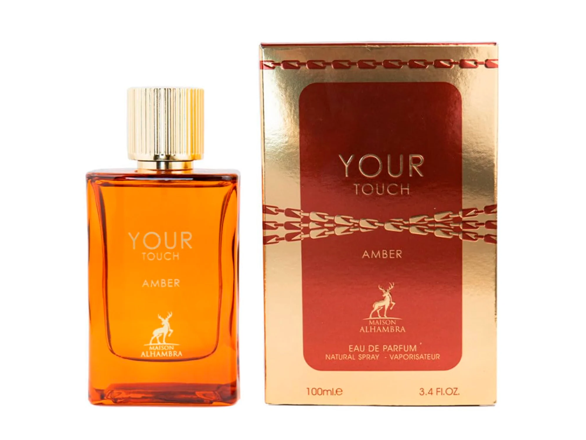 Perfume Maison Alhambra Your Touch Amber Unissex 100ml