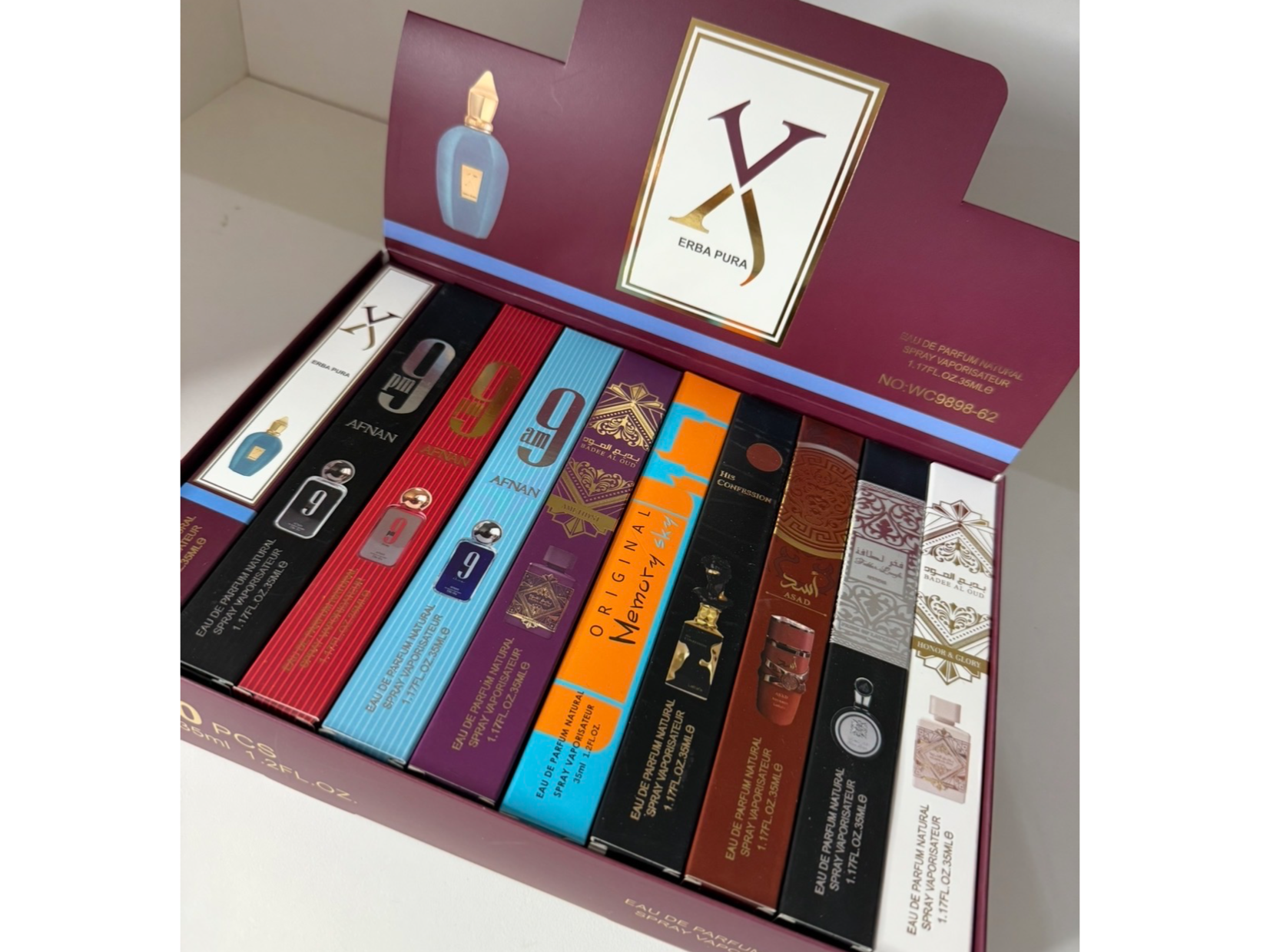 PROMO CAJA DE 20 TUBOS MASCULINOS