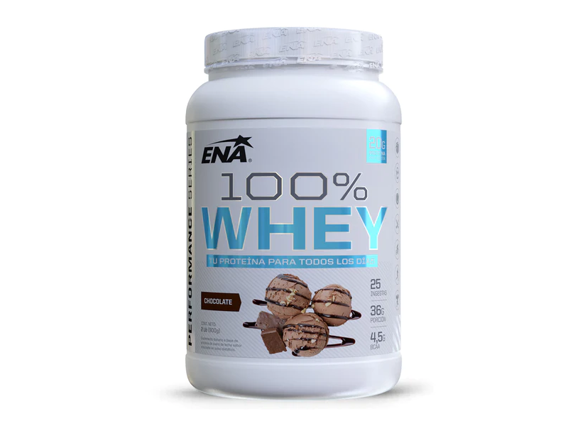 100% Whey Protein x 2 libras Ena Sport MAS MUSCULOS + PROTEINA 100% PURA