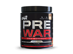 Pre War - Pre Entreno Fruit Punch x 400 gramos. - Fatiga -Cansancio y + Potencia + Energia + Concentracion