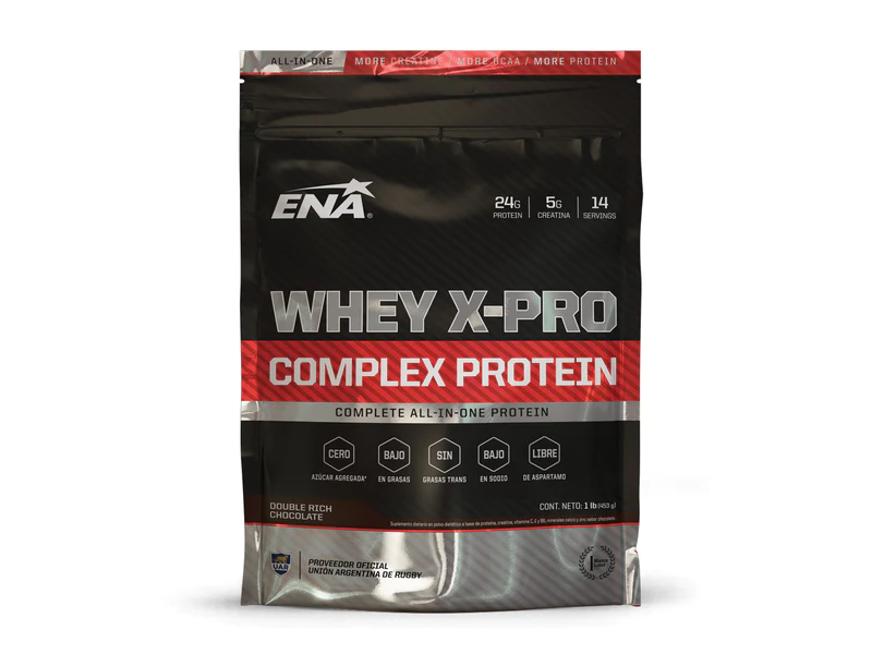 Whey - X PRO Proteina + Creatina Repuesto x 453 gramos Masa Muscular + Energia + Recuperacion + Fuerza