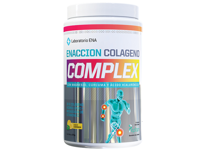 COLAGENO COMPLEX Formulado a base de Péptidos de Colágeno, Vitamina C, Magnesio,