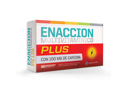 MULTIVITAMINICO ENACCIÓN PLUS Vitaminas + Minerales + Cafeína