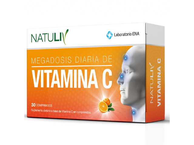 VITAMINA C - 30 COMPRIMIDOS 500 MG DE VITAMINAS C