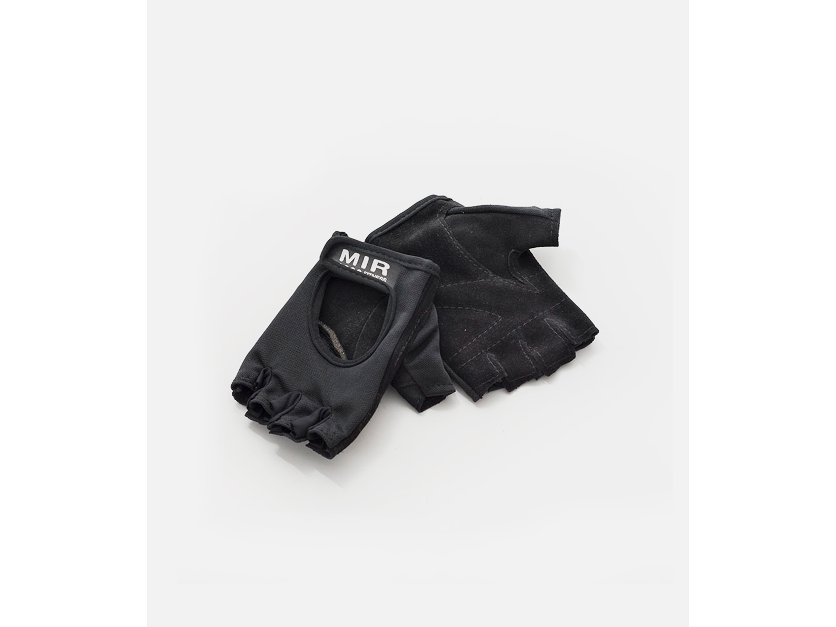 Guantes De Fitness De Cuero Mir FITNESS - EXCELENTE CALIDAD - NEGROS