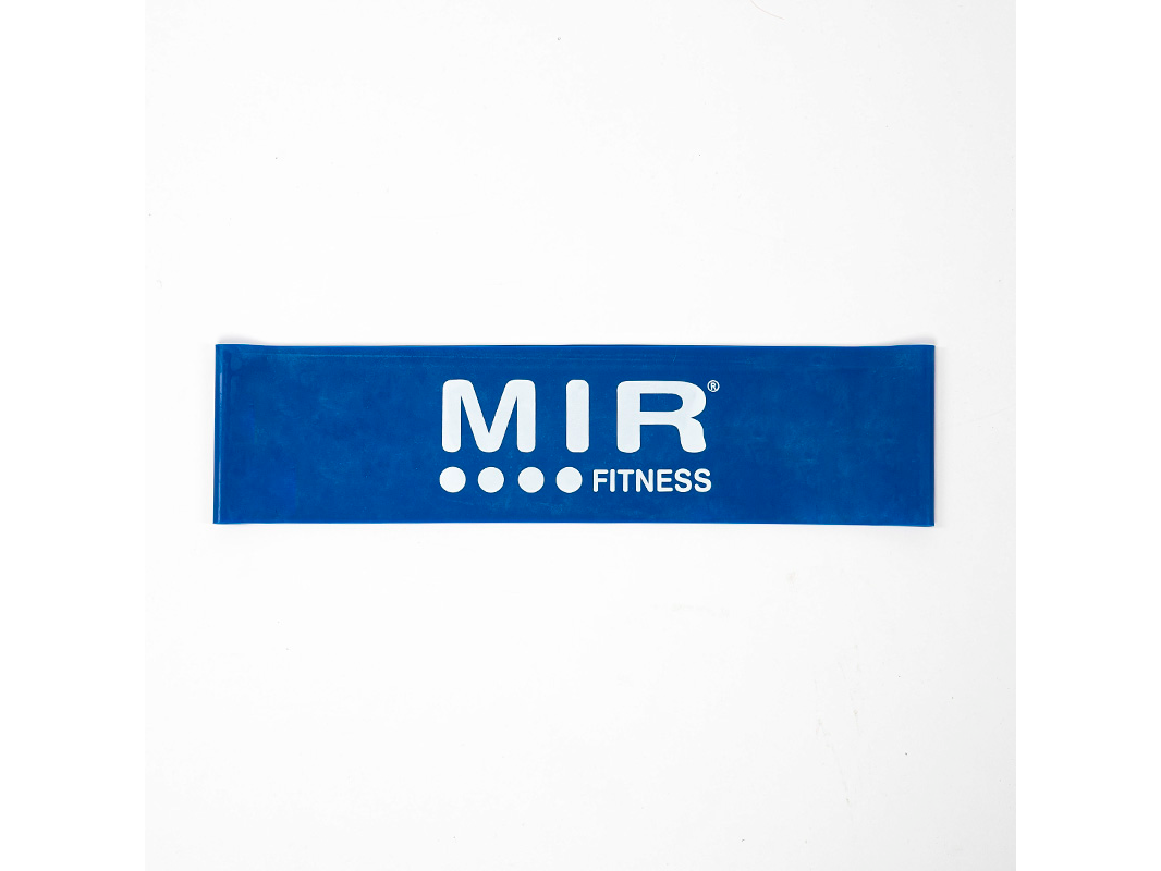 Tiraband Circular Latex  MIR FITNESS - Excelente Calidad - INTENSIDAD ALTA (AZUL)