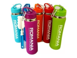 Botella Termica Deportiva Termo Acero Inox Engomado 850 Ml