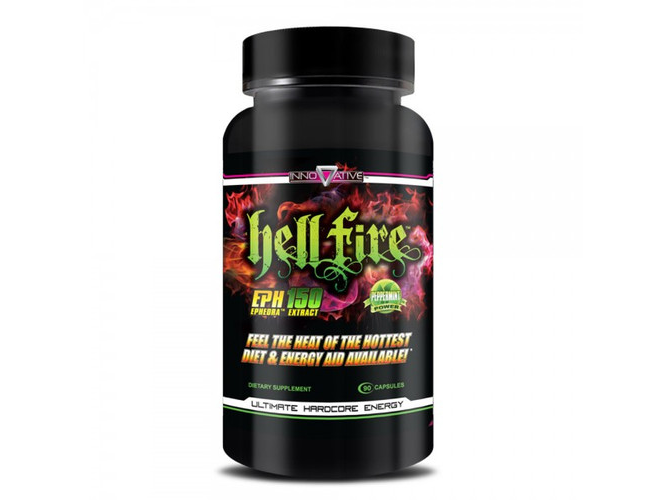 HELLFIRE QUEMADOR DE GRASA POTENTE X 90 CAPSULAS - HARDCORE ENERGY - INNOVATE IMPORTADO