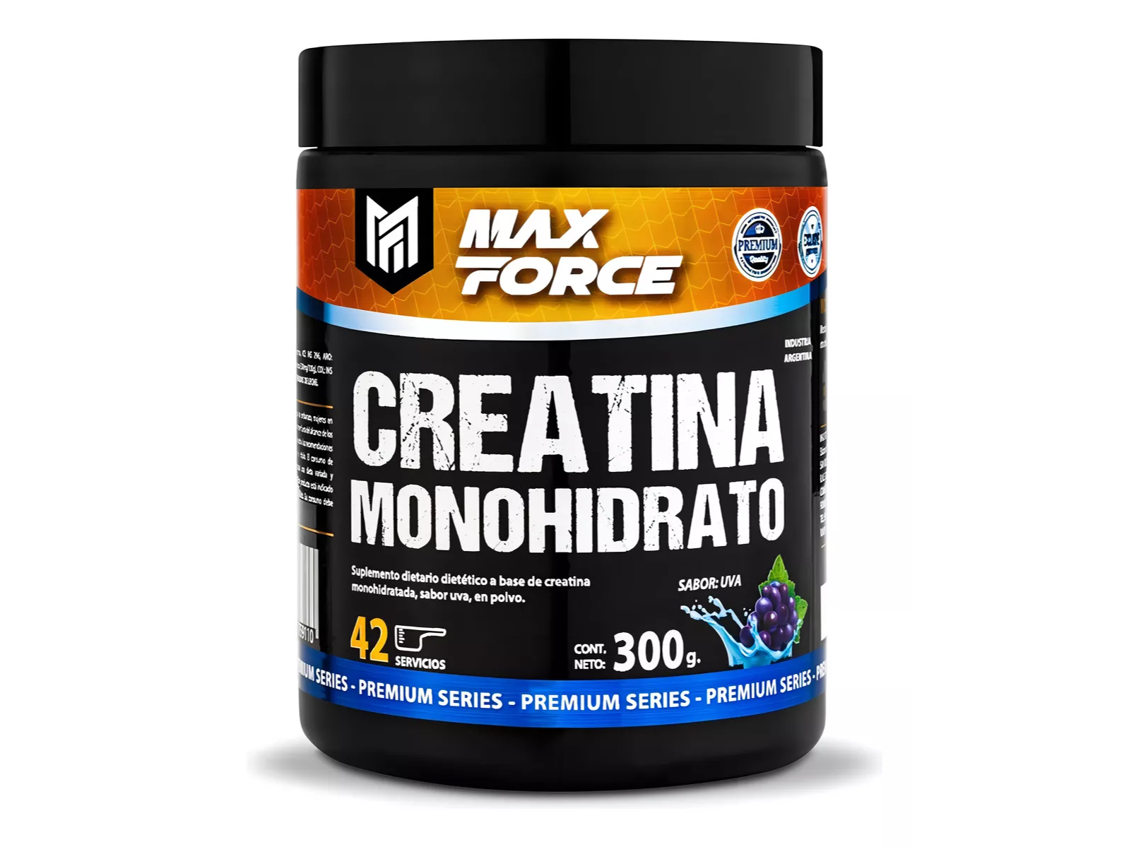 Creatina Max Force 300g. Creatina Monohidrato Premium Series de MIUNIVERSOFITNESS SUPLEMENTOS - ACCESORIOS E INDUMENTARIA
