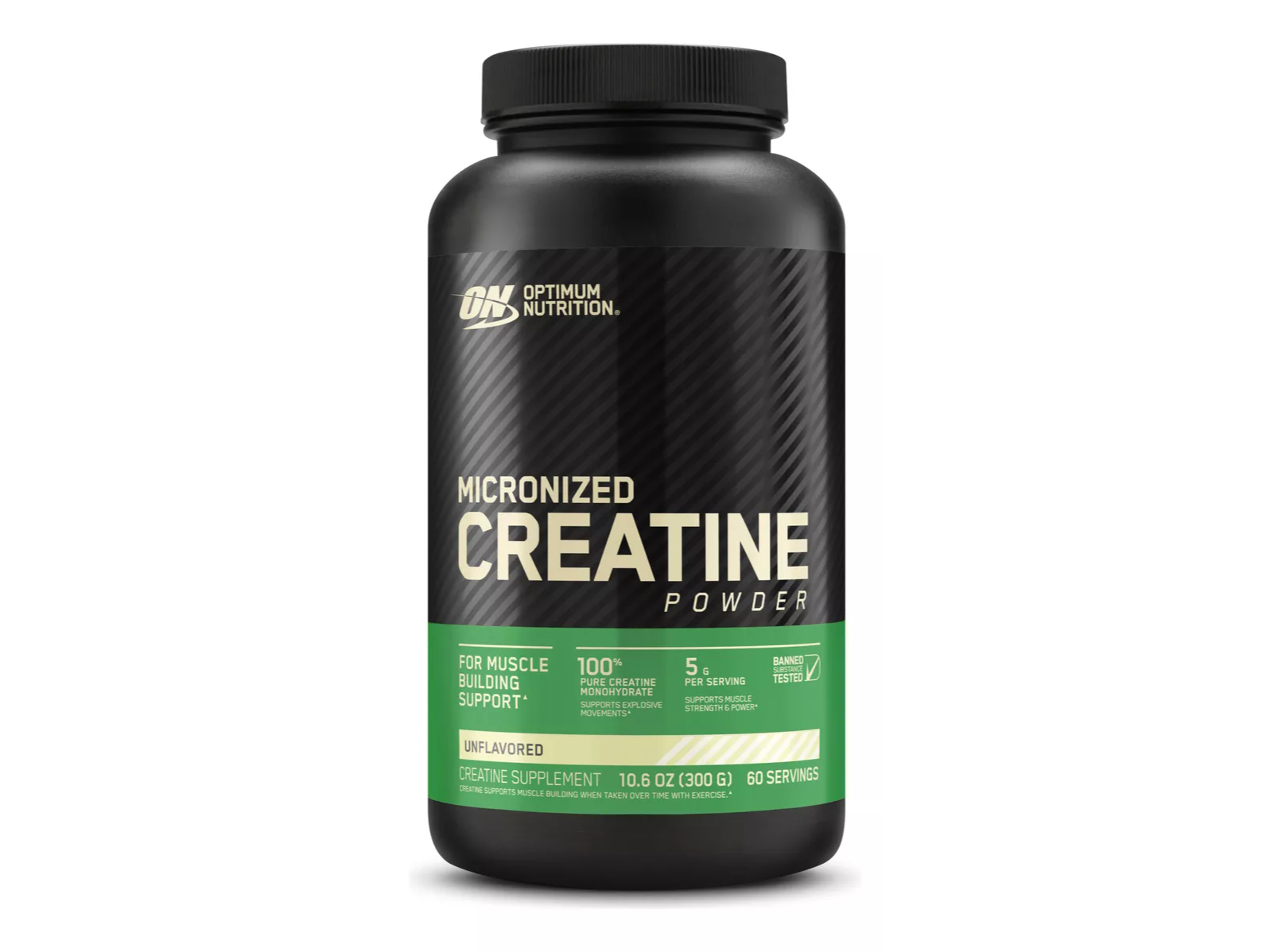 ON Optimum Nutrition Creatina Micronizada Suplemento en polvo Pote de 300g- MIUNIVERSOFITNESS de MIUNIVERSOFITNESS SUPLEMENTOS - ACCESORIOS E INDUMENTARIA