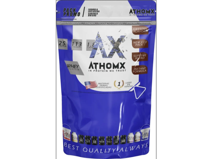 Proteina Suero Ax Athomx 1 Kg - Sabor Neutro
