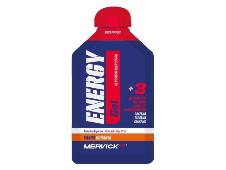 Energy Gel Mervick - 1 Unidad sabor Naranja