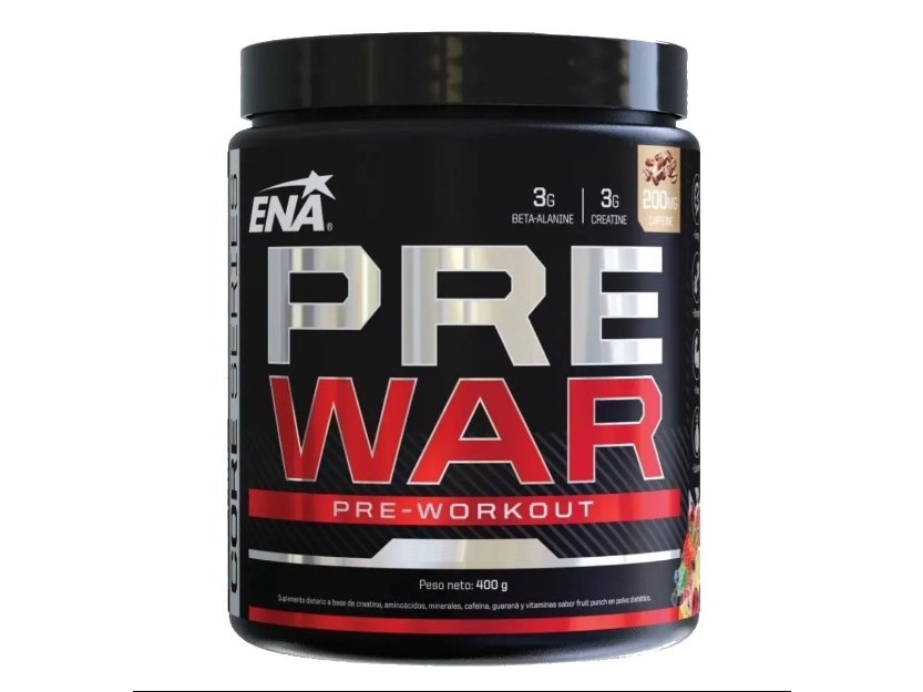 Pre Entreno ENA Pre War 400 Grs Sabor Multifruta