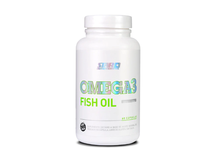 Omega 3 Star Nutrition Fish Oil Aceite Pescado 60 Cápsulas