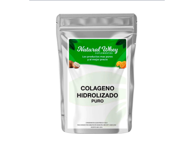 Colageno Hidrolizado Puro Natural Whey En Doypack De 500g