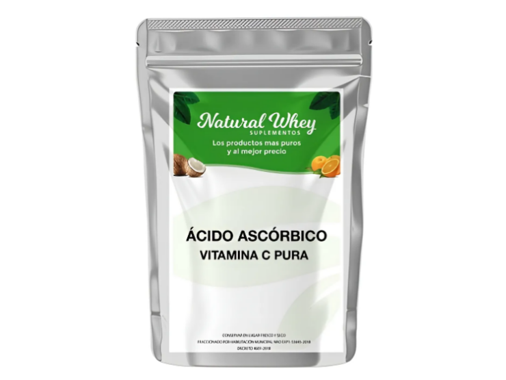 Acido Ascórbico 100 Grs Vitamina C En Polvo Natural Whey