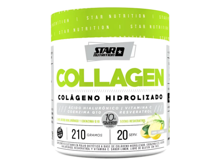 Colágeno Hidrolizado - Star Nutrition 210 Grs sabor Limón