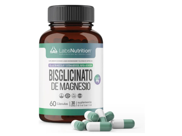 Bisglicinato Magnesio Labs Nutrition 500mg - 60 Cápsulas