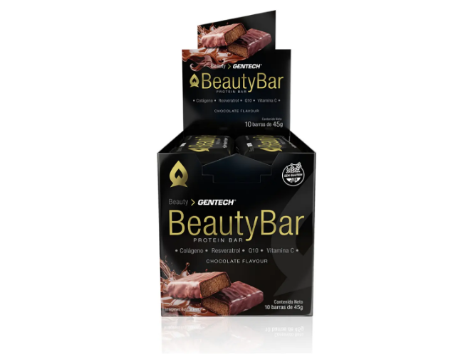 Barritas Proteicas Collagen Bar (Sabor Chocolate) Gentech x 10 Unidades