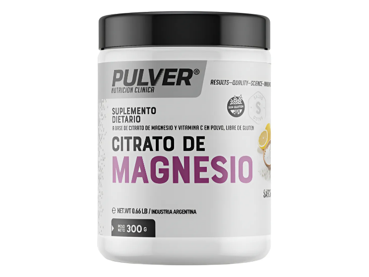 Citrato De Magnesio Pulver 300 Gr Sabor Limón