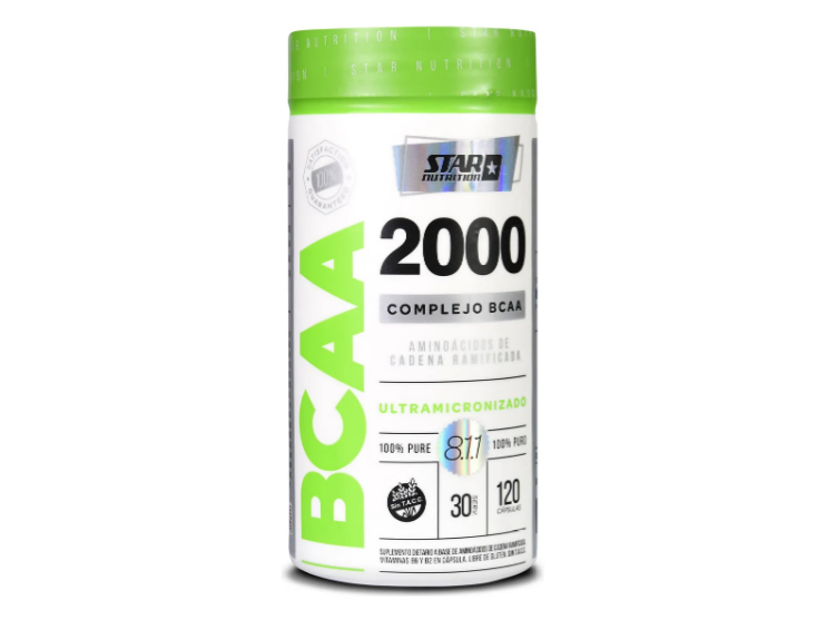 Bcaa 2000 Star Nutrition x120 Cápsulas