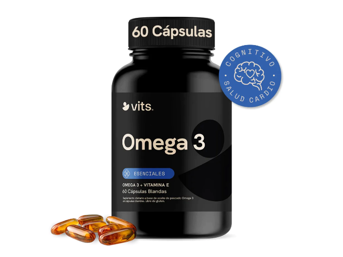 Omega 3 2000mg Vits Aceite De Pescado - 60 Cápsulas Blandas