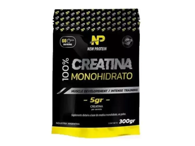 Creatina New Protein 300 Grs Sabor Frutilla