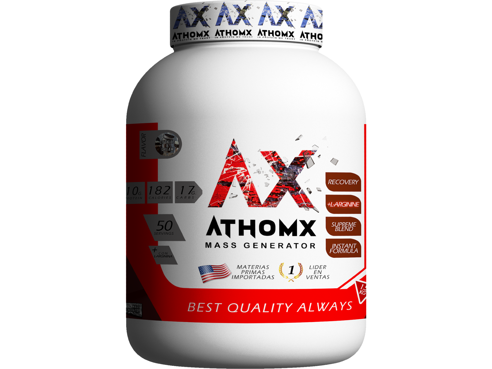 Ganador de Peso Mass Generator Muscle Athomx 1,5 Kg