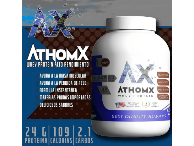 AthomX Whey Protein sabor Frutillas a la crema