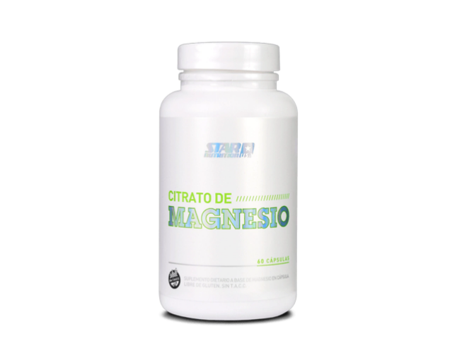 Citrato De Magnesio Star Nutrition 60 Cápsulas