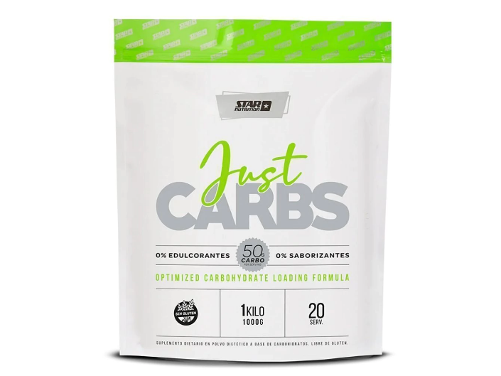 Just Carbs de Star Nutrition 1 Kg Sin Sabor de Suplementos Crespo ADN