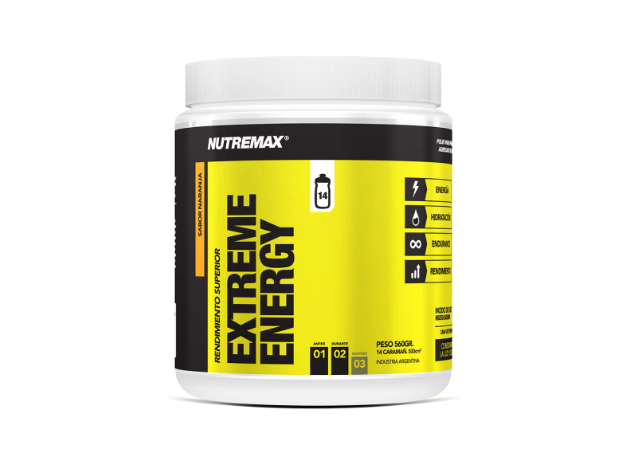 Extreme Energy Nutremax Bebida isotonica energetica con cafeina 580grs