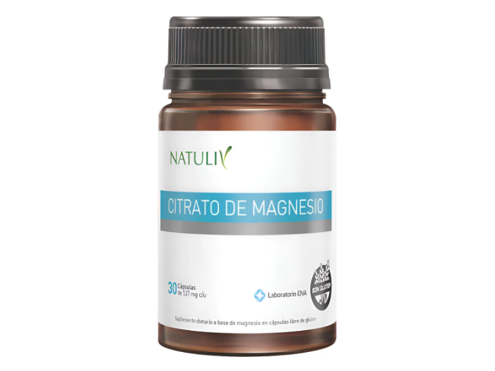 Citrato De Magnesio 537mg Natuliv -  30 Cápsulas