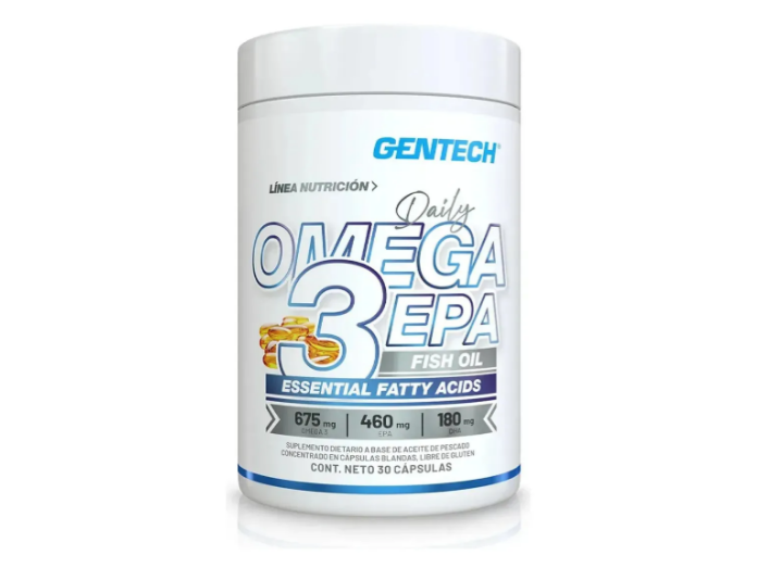 Gentech Omega 3 Fish Oil - 30 Cápsulas Blandas