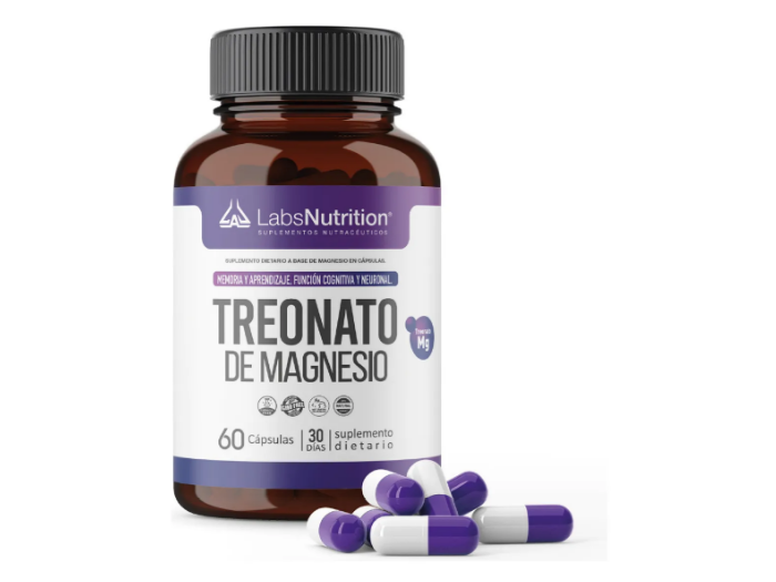 Treonato de Magnesio 500mg 60 Cápsulas Labs Nutrition