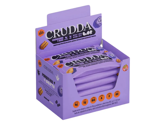 Barritas Crudda x 40 Gr - Caja X 10 Barras