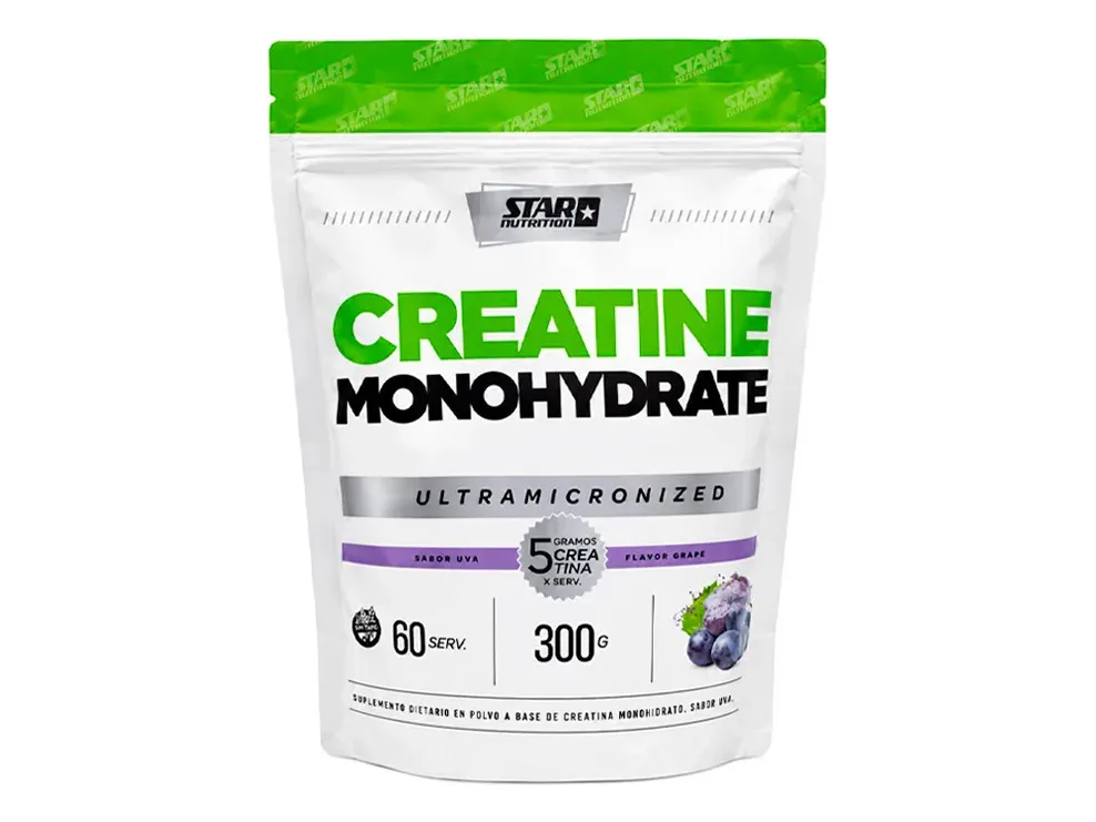 Creatina Monohidrato - Star Nutrition - Sabor Uva 300gr