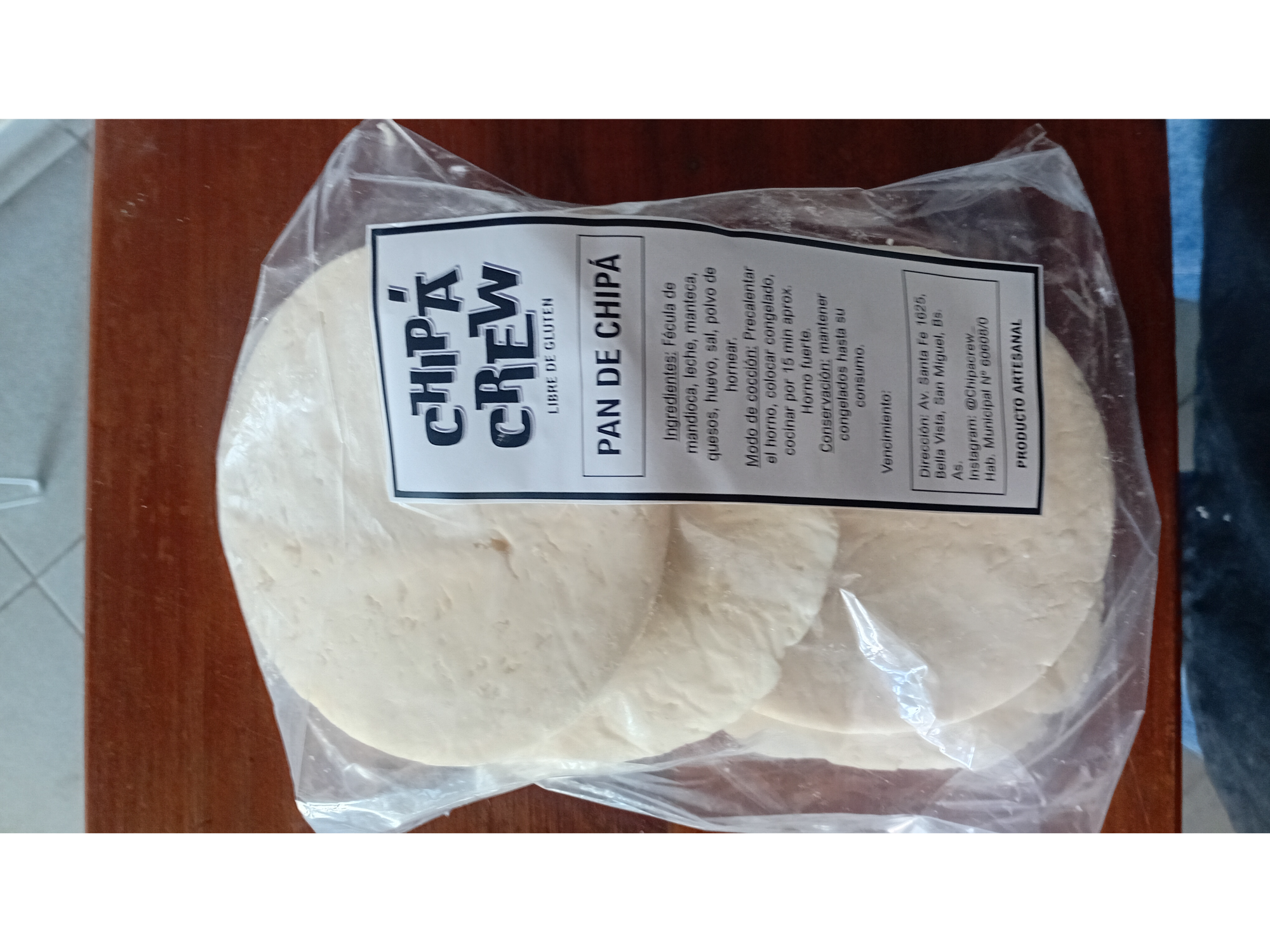 4 Panes de Chipá 150 gr