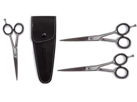 TIJERA ACERO CORTE PROFESIONAL EVEREST CUERO