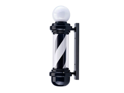 POLO BARBERO L 85x23x32CM NEGRO