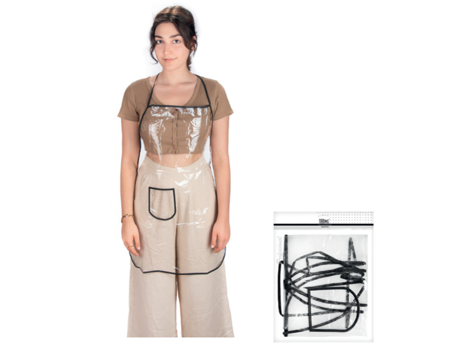 DELANTAL TRABAJO PLASTICO CRISTAL