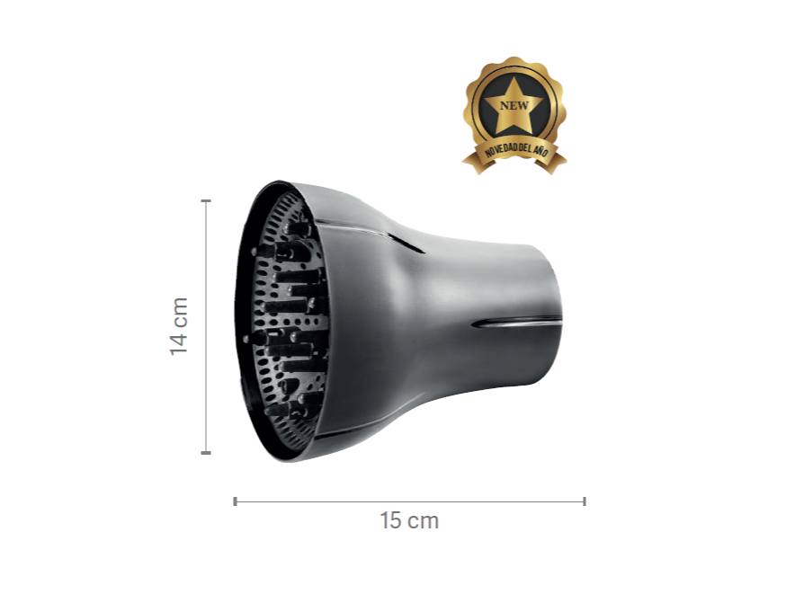 DIFUSOR UNIVERSAL EUROSTIL, NEGRO