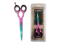 TIJ. ACERO CORTE PROFESIONAL ROSA Y VERDE HIGH QUALITY (1004)