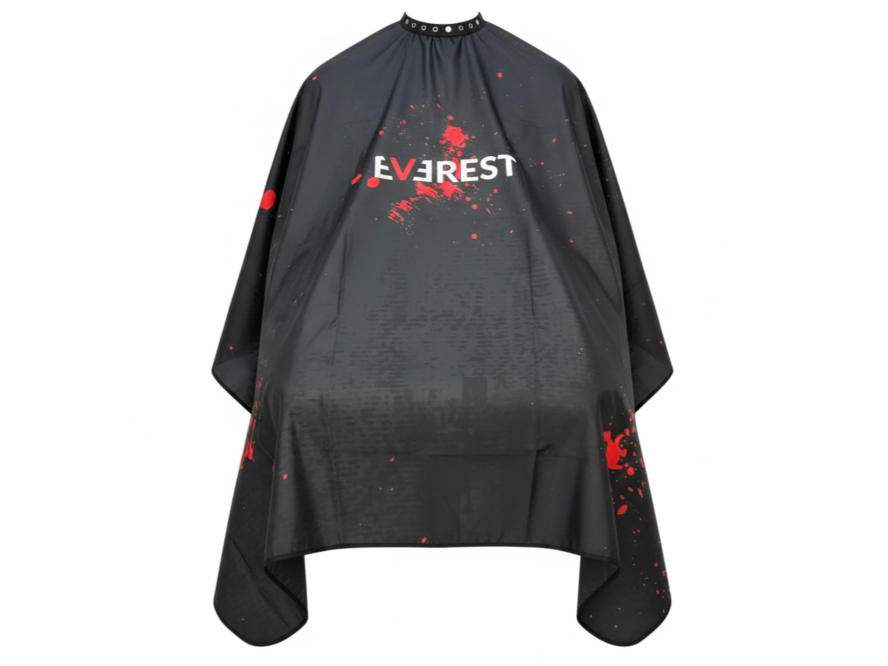 CAPA EVEREST- NEGRA C/MANCHAS ROJAS