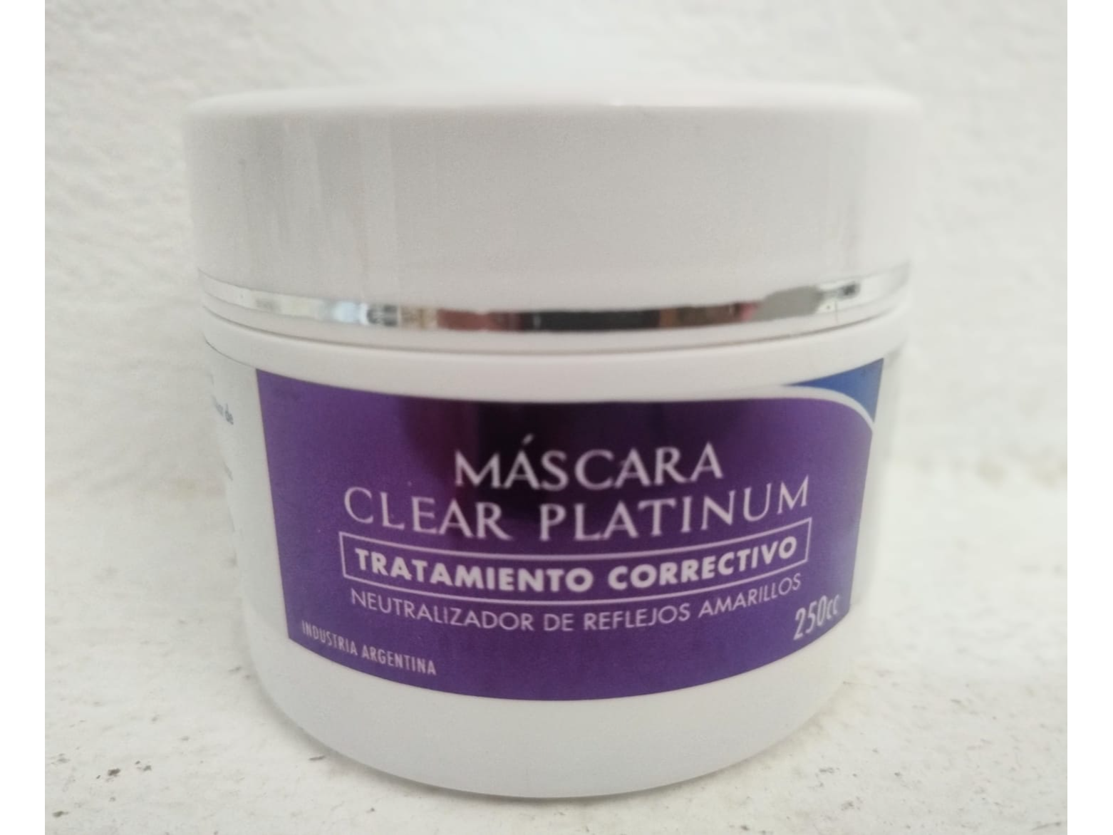 Mascara Clear Platinum x 250gr.