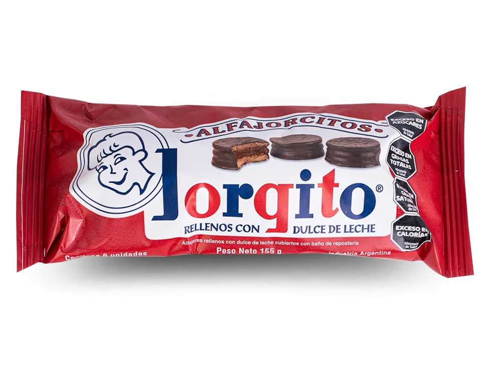 Alfarjorcitos Jorgito Negro x6 155g