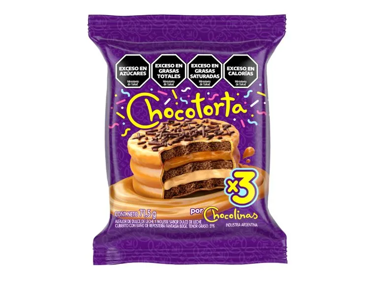 Alfajor Chocotorta Chocolina 71g