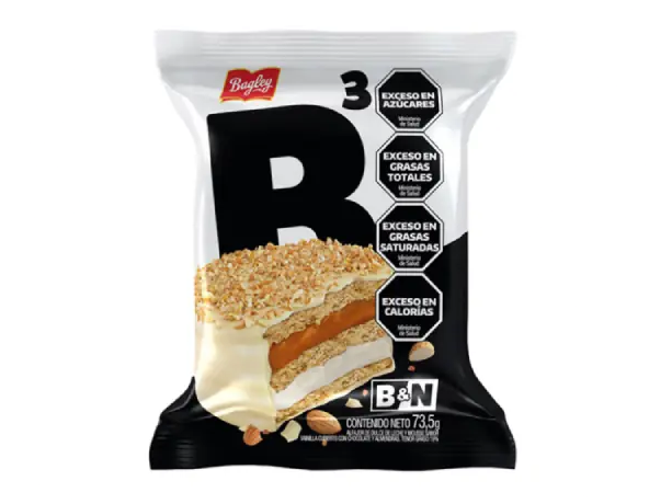Alfajor B&N BLANCO Triple Bagley