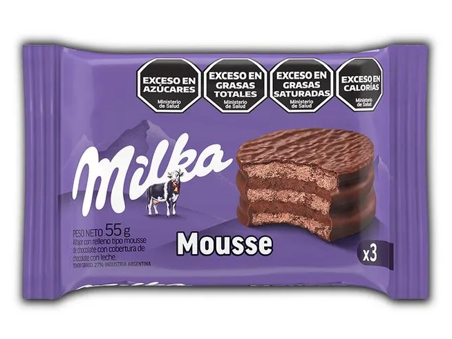 Alfajor Milka Mousse Triple 55g