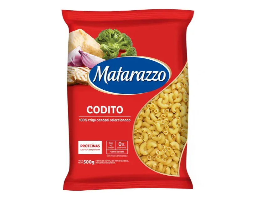 Fideo Matarazzo Codito 500g
